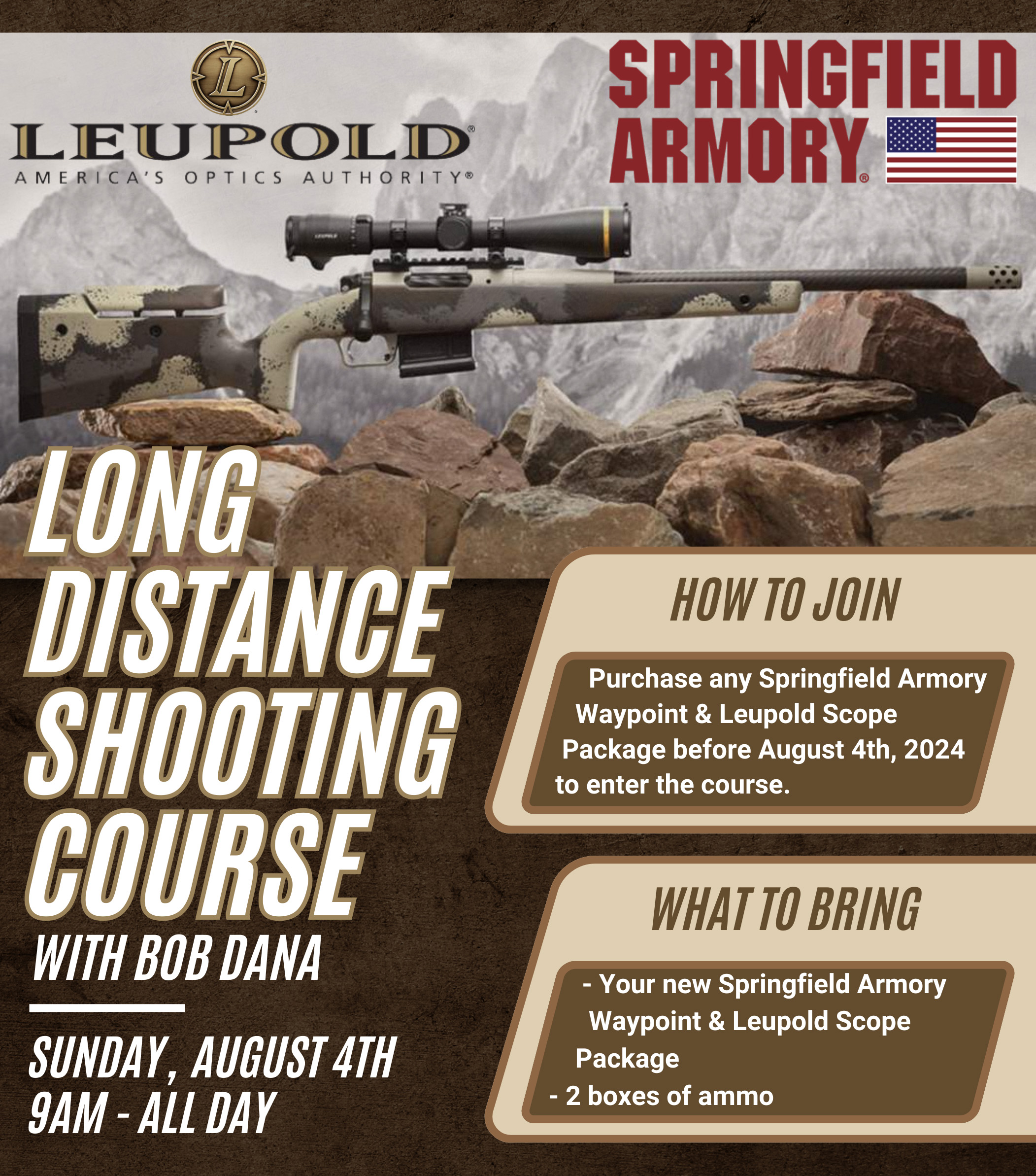 Long Distance Shooting Course